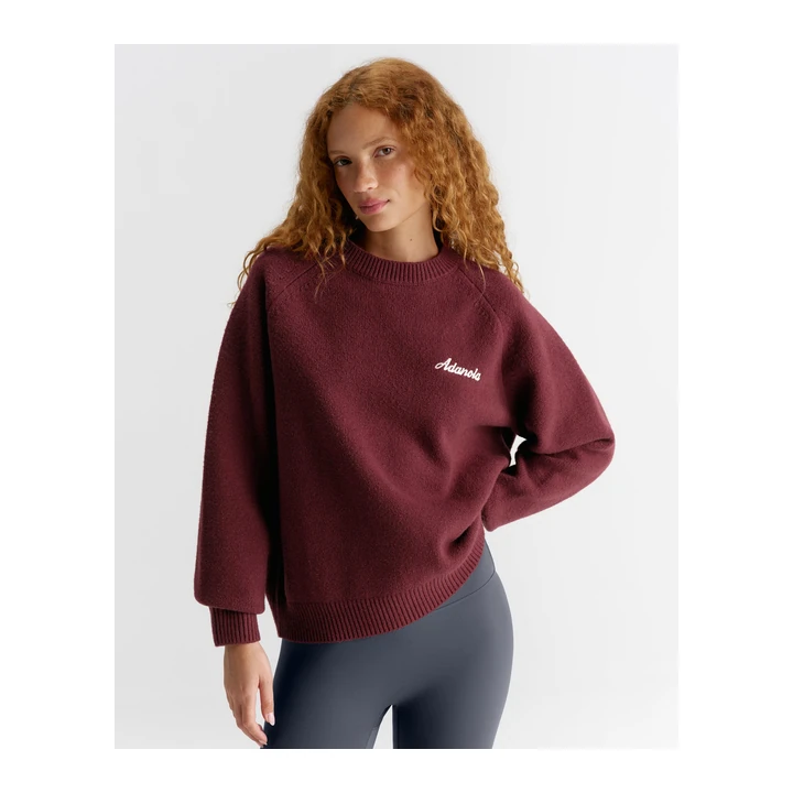 Вязаный свитшот Adanola Oversized Knit Damson