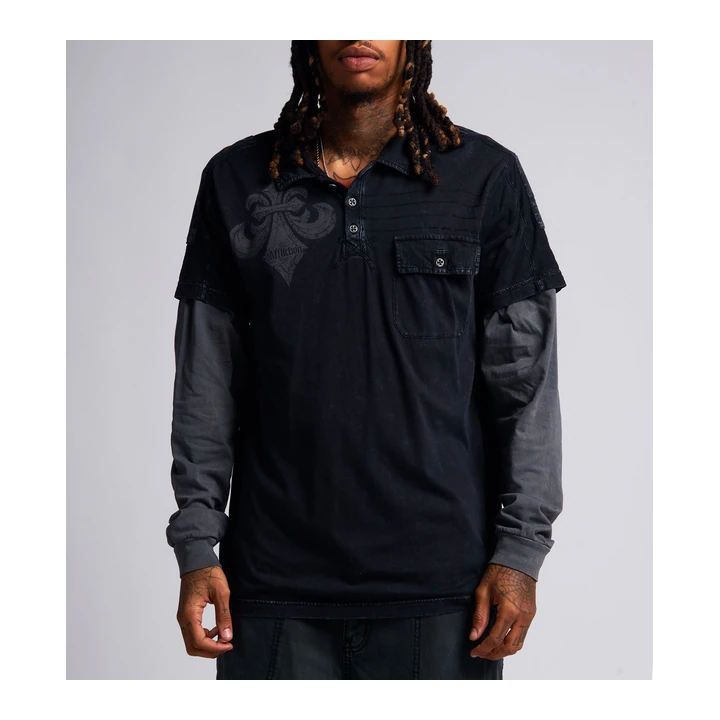 Поло Affliction Gate Polo 2fer