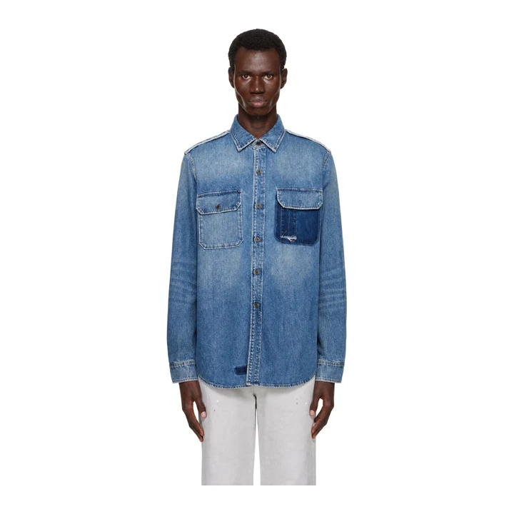 Джинсовая рубашка Maison Margiela