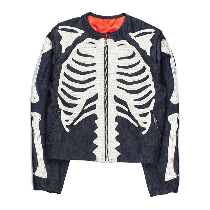 Джинсы KAPITAL Kountry Skeleton Bone