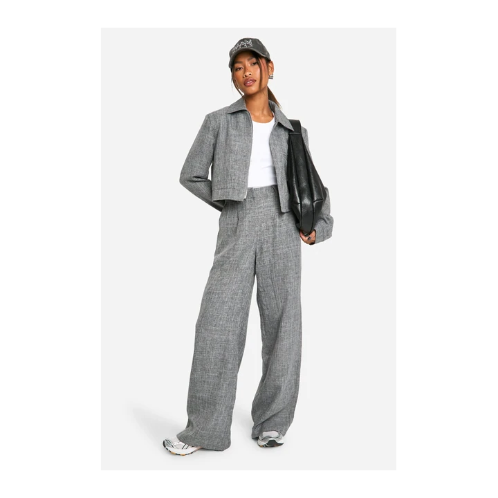 Широкие классические брюки Boohoo