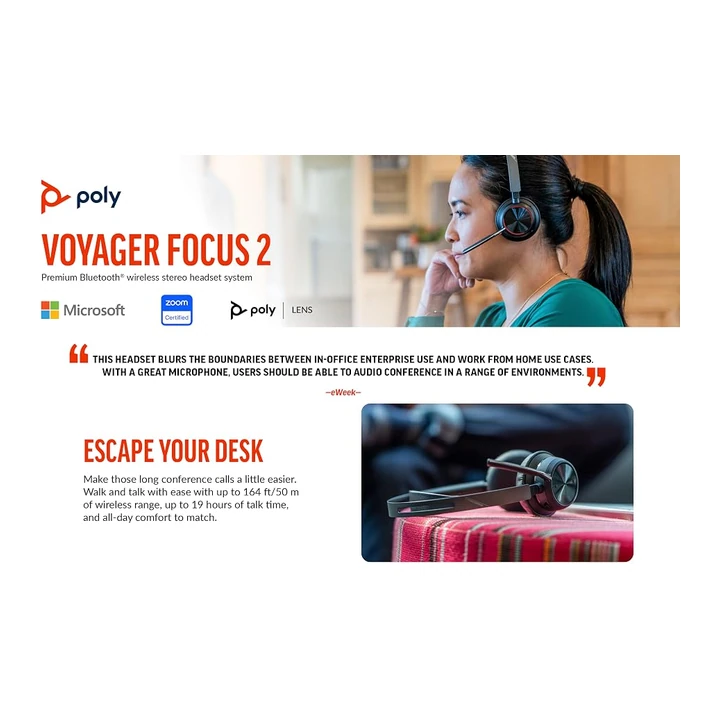 Гарнитура HP Poly Voyager Focus 2