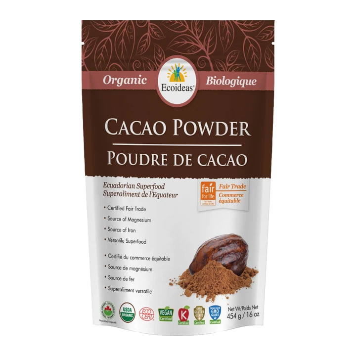Какао-порошок Ecoideas Organic Cacao