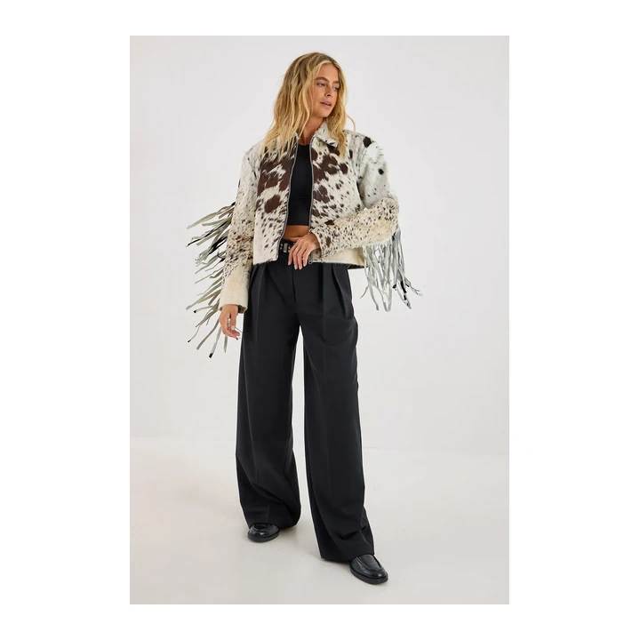 Кожаная куртка Nasty Gal Limited Cow Hide