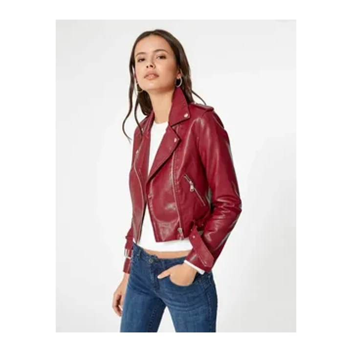 Куртка Jennyfer Faux Leather Biker