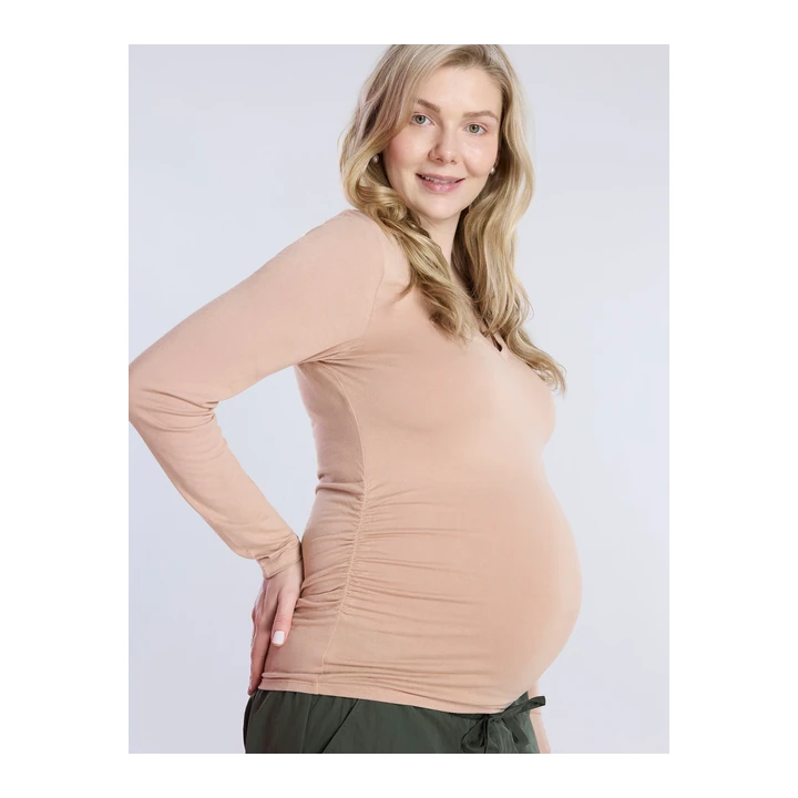 Футболка Motherhood Side Ruched