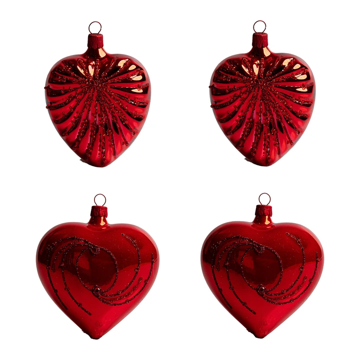 Набор шаров Koulier Traditional Red 6 см