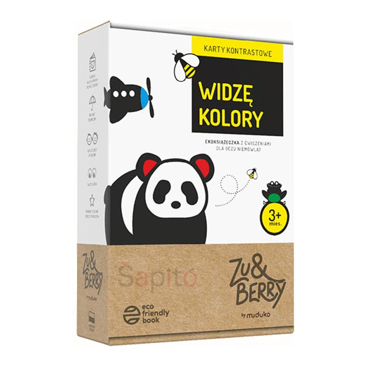 Контрастна книжка Sapito Zvířátka