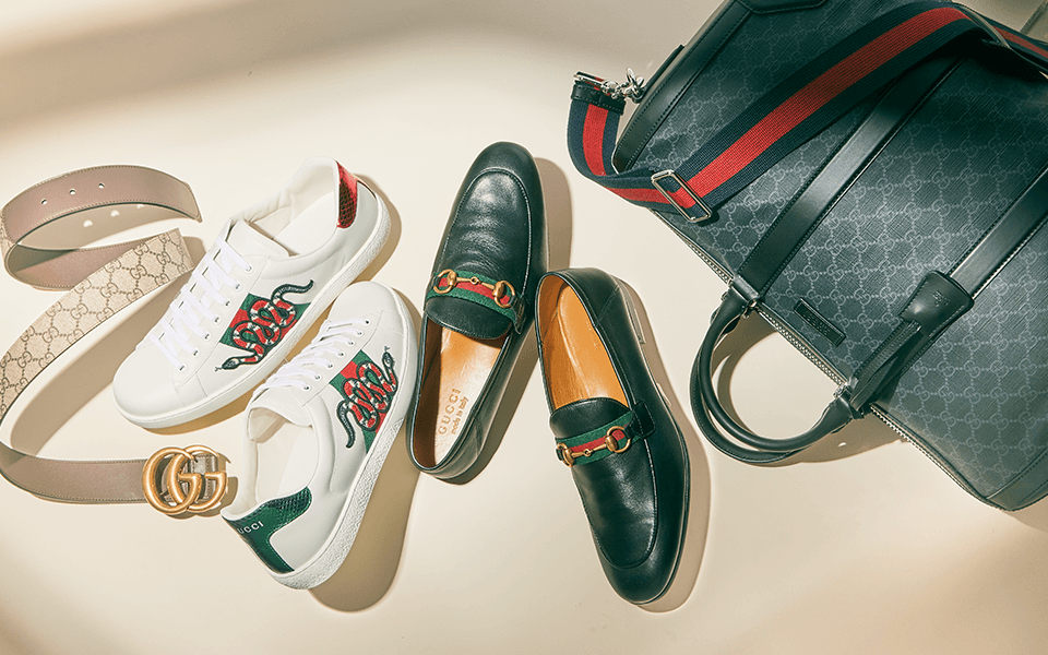 Добірка взуття та аксесуарів Gucci