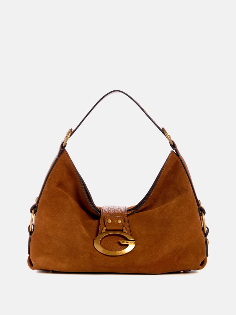 Замшева сумка Guess Camden
