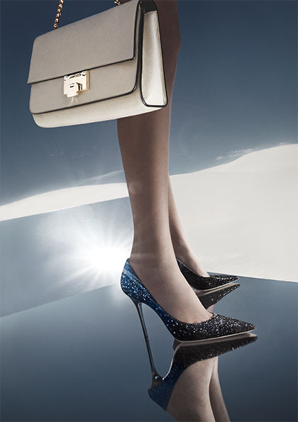 Туфлі Jimmy Choo з блискучим оздобленням