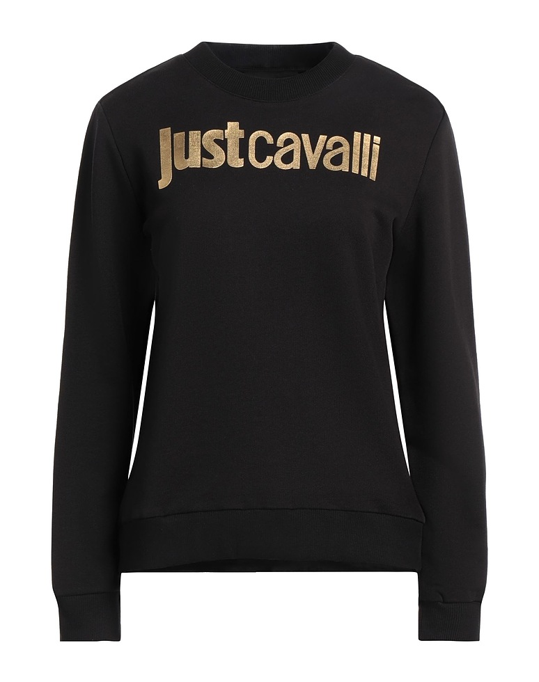 Чорний світшот Just Cavalli з логотипом