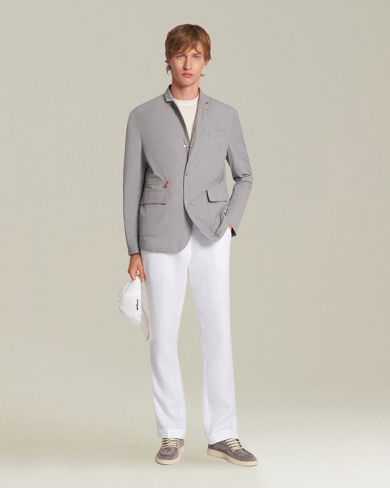 Чоловіча сіра куртка Kiton