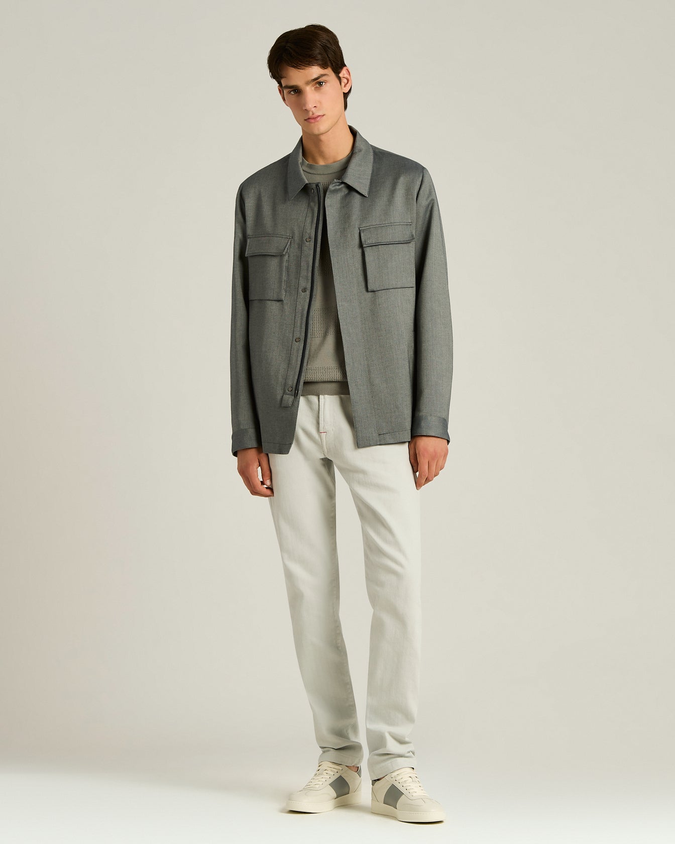 Бавовняна куртка overshirt Kiton