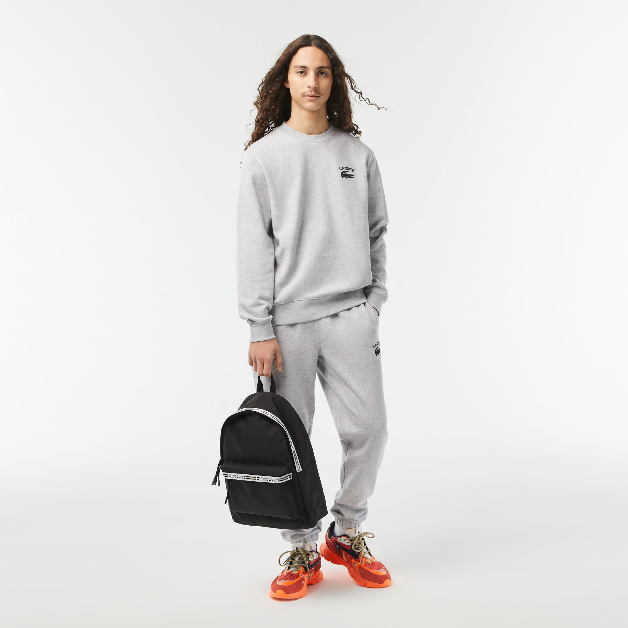 Чорний рюкзак Lacoste Neocroc
