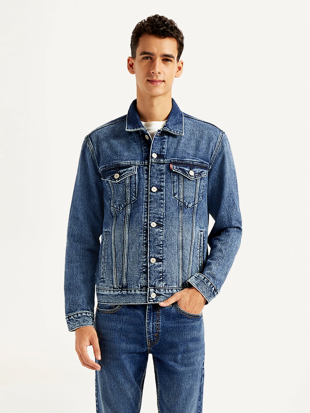 Чоловіча синя джинсова куртка Levi’s