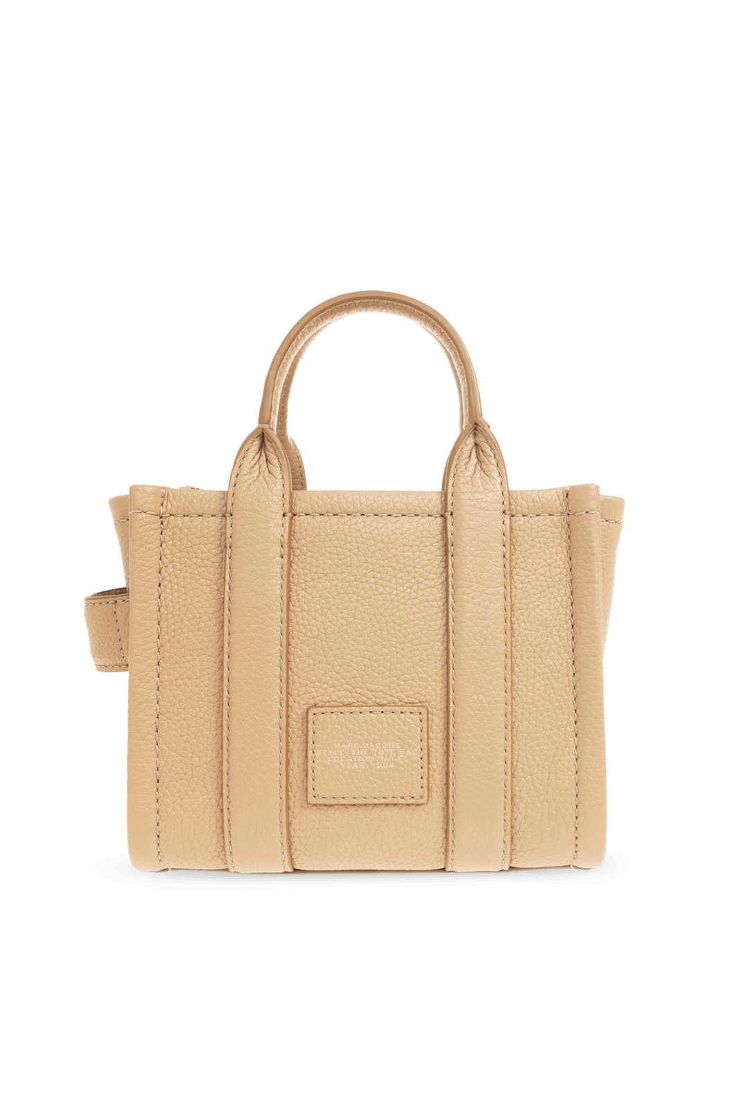 Бежева шкіряна сумка Marc Jacobs Mini Tote