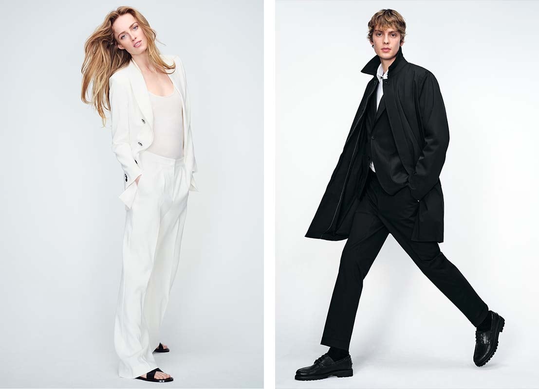 Жіночий та чоловічий костюми Massimo Dutti