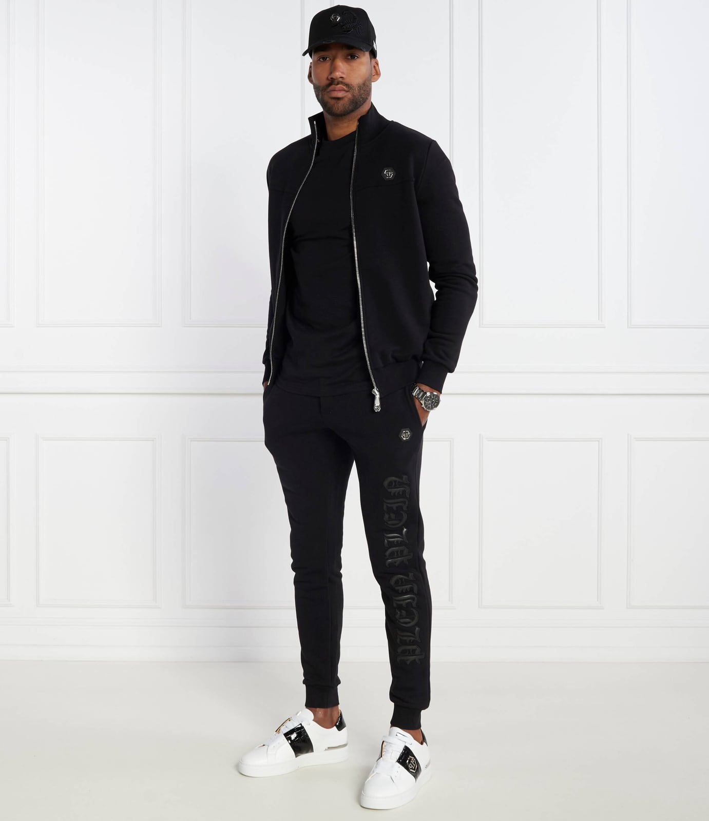 Чорний спортивний костюм Philipp Plein