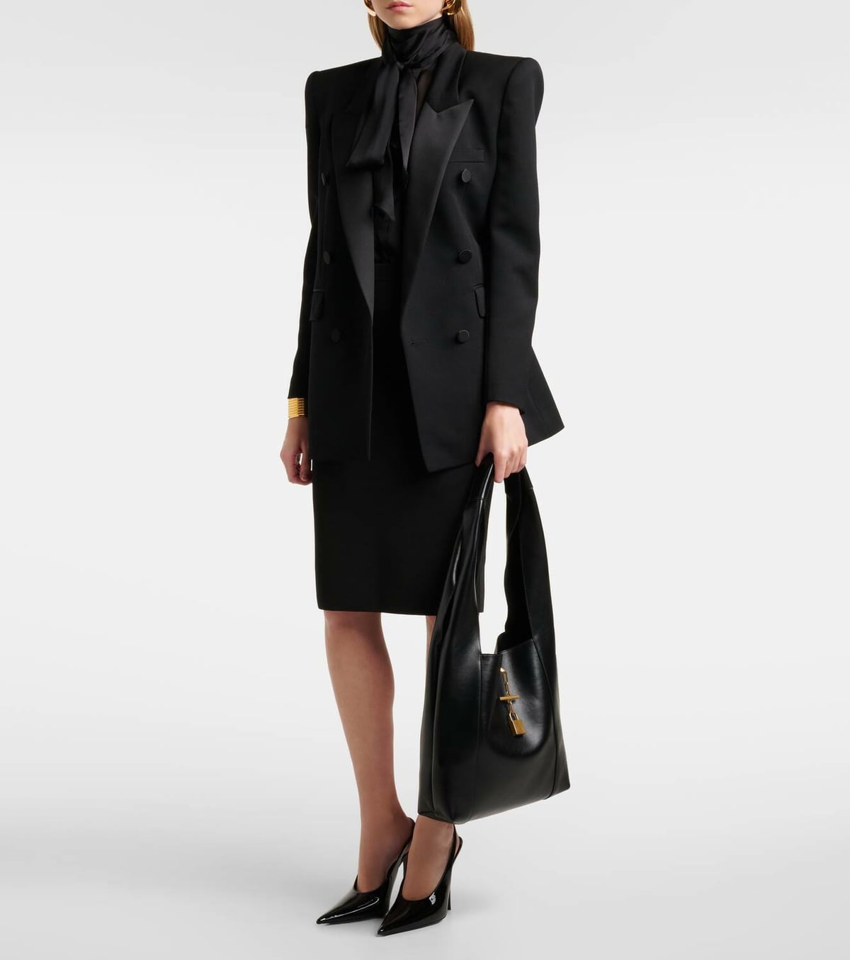 Шкіряна сумка Saint Laurent Tanger