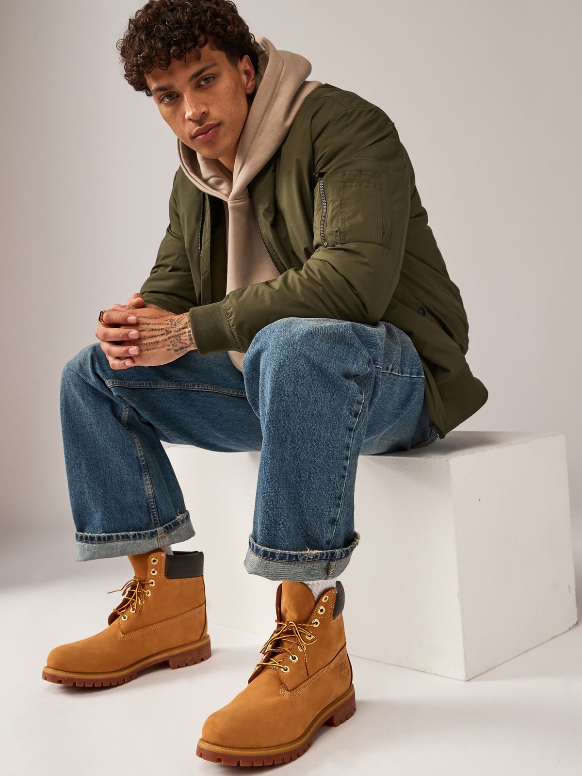 Жовті черевики Timberland 6 Inch