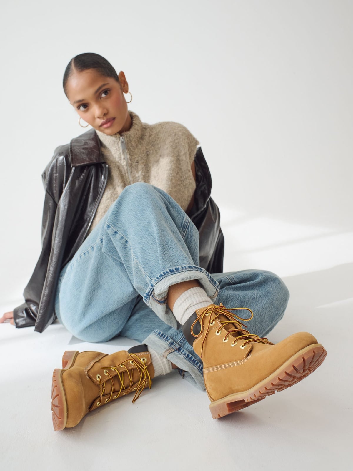 Жіночий образ із черевиками Timberland