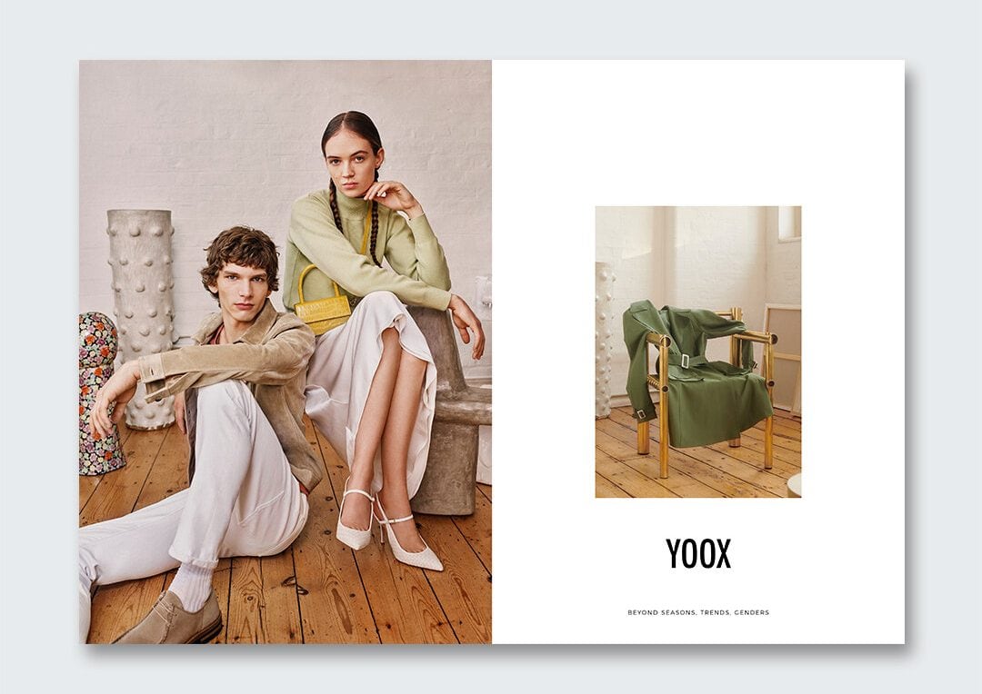 Жіночий і чоловічий образи Yoox