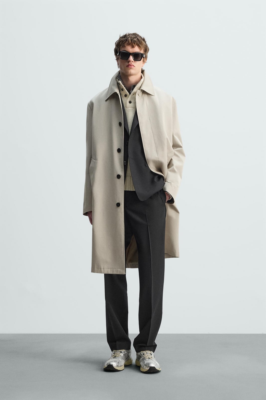 Чоловічий образ Zara з тренчем